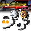 For 2022-2026 Toyota Tundra Hood Hinge Ditch LED Pod Lights 3.5" – 3-Layer DRL, 6 Modes, DT Harness-1