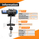 2022 - 2024 Polaris RZR Turbo Pro R 2/4 UTV 4500lb 12V Electric Winch Kit | Wireless Remote Control - WeiSen - 80310042