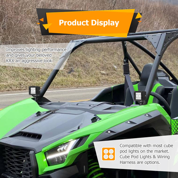 2020 - 2024 Kawasaki Teryx KRX 1000 A Pillar LED Light Pod Mount Bracket - WeiSen - 80102018