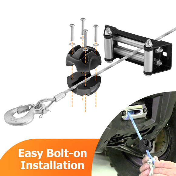 Trucks Jeeps ATV UTV ORV Trailers SUV Rubber Winch Split Cable Hook Stopper - WeiSen - 80310023