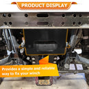 2005 - 2016 Kawasaki Mule 600/610 Steel UTV Winch Mounting Bracket Plate - WeiSen - 80106020