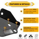 2005 - 2024 Kawasaki Brute Force 650 750 4x4 EPS ATV Winch Mounting Bracket Plate - WeiSen - 80106023