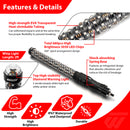 2Pcs 2FT Fat RGB Whip Lights with Top Strobe | Chasing Turn Signal Brake Reverse Light | Fit UTVs, ATVs, SUVs, RVs, Trailers, Golf Carts, Trucks-3