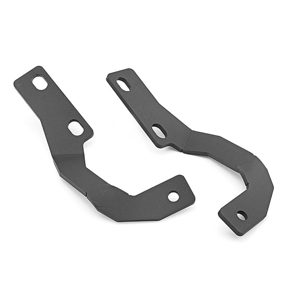 2010 - 2024 Toyota 4Runner 3" White & Amber Strobe LED Ditch Light Pods W/ DT Wiring Harness Kit - WeiSen - 70104004+70201007