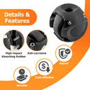 Trucks Jeeps ATV UTV ORV Trailers SUV Rubber Winch Split Cable Hook Stopper - WeiSen - 80310023