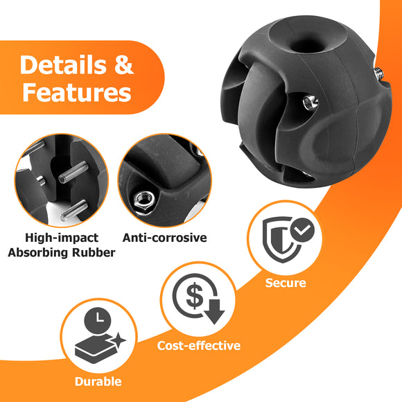 Trucks Jeeps ATV UTV ORV Trailers SUV Rubber Winch Split Cable Hook Stopper - WeiSen - 80310023