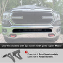 2019-2024 Dodge RAM 1500 Bumper 22" Straight Light Bar Mounting Brackets-2