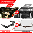 For 1996-2026 Chevrolet Express & GMC Savana Heavy Duty Steel 2 Inch Receiver Trailer Hitch-3