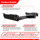 For 1996-2026 Chevrolet Express & GMC Savana Heavy Duty Steel 2 Inch Receiver Trailer Hitch-5
