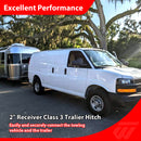 For 1996-2026 Chevrolet Express & GMC Savana Heavy Duty Steel 2 Inch Receiver Trailer Hitch-6