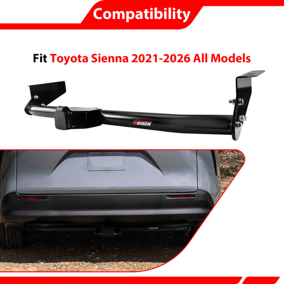 For 2021-2026 Toyota Sienna Heavy Duty Steel 2 Inch Receiver Trailer Hitch