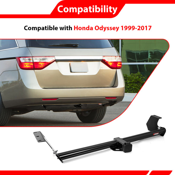 For 1999-2017 Honda Odyssey Heavy Duty Steel 2 Inch Receiver Trailer Hitch