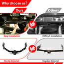 For 2011-2026 Dodge Durango & 2012-2021 Jeep Grand Cherokee Heavy Duty Steel 2 Inch Receiver Trailer Hitch-3