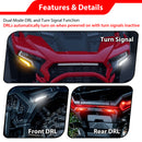 Universal UTV Turn Signal and Horn Kit for Polaris RZR/Ranger & Can-Am Maverick X3/Defender & Honda Kawasaki Yamaha-2