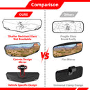 For 2024-2026 Kawasaki Ridge & 2026 Kawasaki Teryx H2 Adjustable Angle High Definition Racing Center Rear View Mirror-2