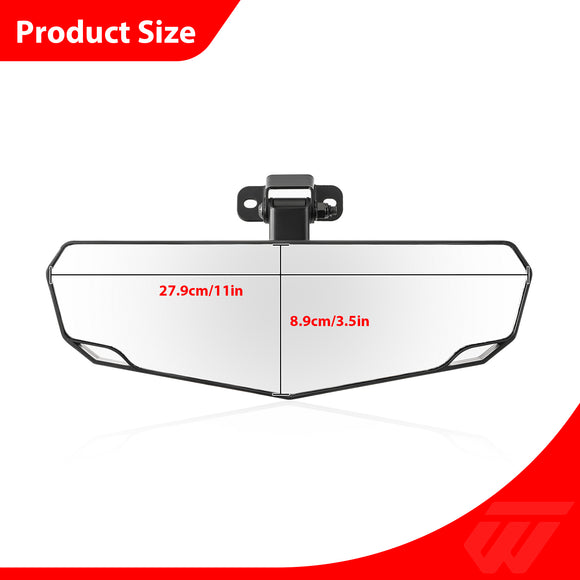For 2024-2026 Kawasaki Ridge & 2026 Kawasaki Teryx H2 Adjustable Angle High Definition Racing Center Rear View Mirror