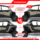 For 2024-2026 Polaris RZR XP 1000 / XP 4 1000 Bolt-On 6061 Aluminum UTV 2.5" Front and Rear Lift Kit-3