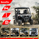 For 2022-2026 CFMoto UForce 600 Heavy-Duty Steel Bolt-on UTV Front&Rear 2.5" Suspension Lift Kit-4