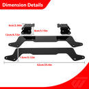 For 2022-2026 CFMoto UForce 600 Heavy-Duty Steel Bolt-on UTV Front&Rear 2.5" Suspension Lift Kit-5