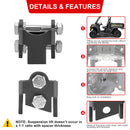 2016+ Can-Am Defender 500/800/1000 Heavy-Duty Steel 2" Front & Rear Rise Full Lift Kit-3