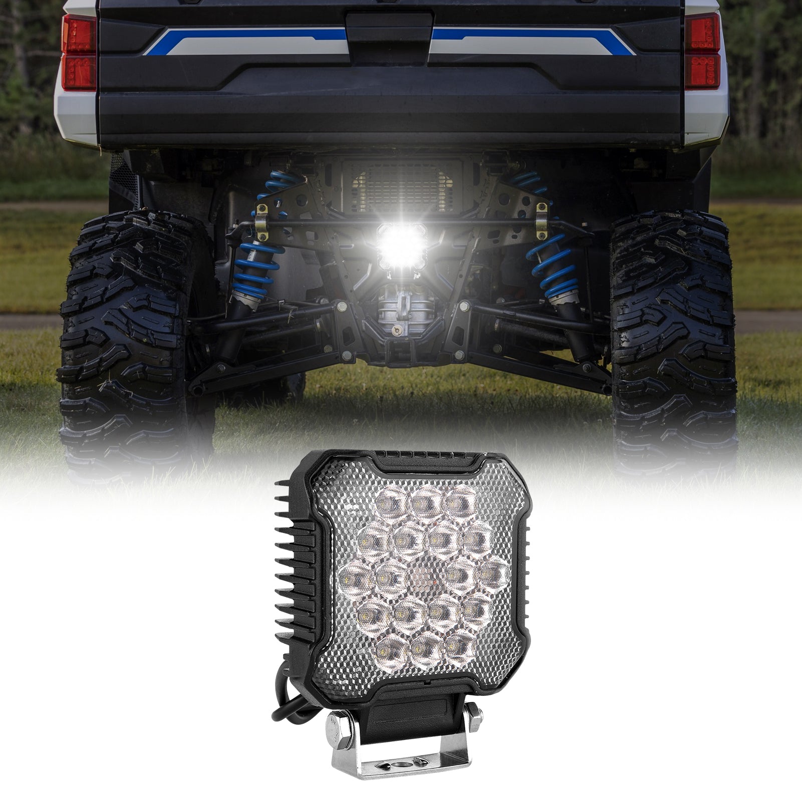 2018+ Polaris Ranger XP1000/XP1000 Crew Plug&Play 4" Automatic Reversing LED Back-up Light