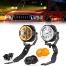 For 1995-2004 Toyota Tacoma Hood Hinge Ditch LED Pod Lights 3.5" – 3-Layer DRL, 6 Modes, DT Harness-1