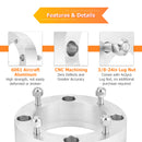 2Pcs 2" Wheel Spacers 4x156mm for Polaris Sportsman RZR Ranger Xplorer | 6061-T6 Forged Aluminum | Bolt-On-4