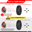 2Pcs 1" 4x156 Wheel Spacers Adapters for Polaris RZR Ranger Ace Sportsman | 6061-T6 Forged Aluminum | Bolt-On-5