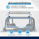 2022-2024 Polaris RZR Turbo R / Pro XP UTV  Roof 32" Curved LED Light Bar Kit-8