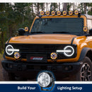 5" LED Pod Lights with DT Wiring Harness Kit – 3-Layer DRL, 6 Dynamic Modes (White & Amber) for Jeeps, Trucks, SUVs, ATVs, UTVs-6