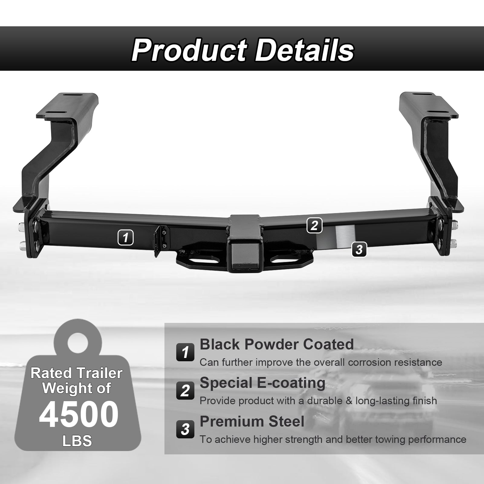 2016-2025 Subaru Crosstrek No Drill Class 3 Trailer Hitch 2