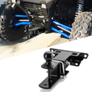 2020-2025 Kawasaki Teryx KRX 1000 UTV Rear Receiver Hitch Kit w/ 2-Inch Trailer Hitch 3-in-1 Ball Mount 5/8" Lock Pin Tightener-1