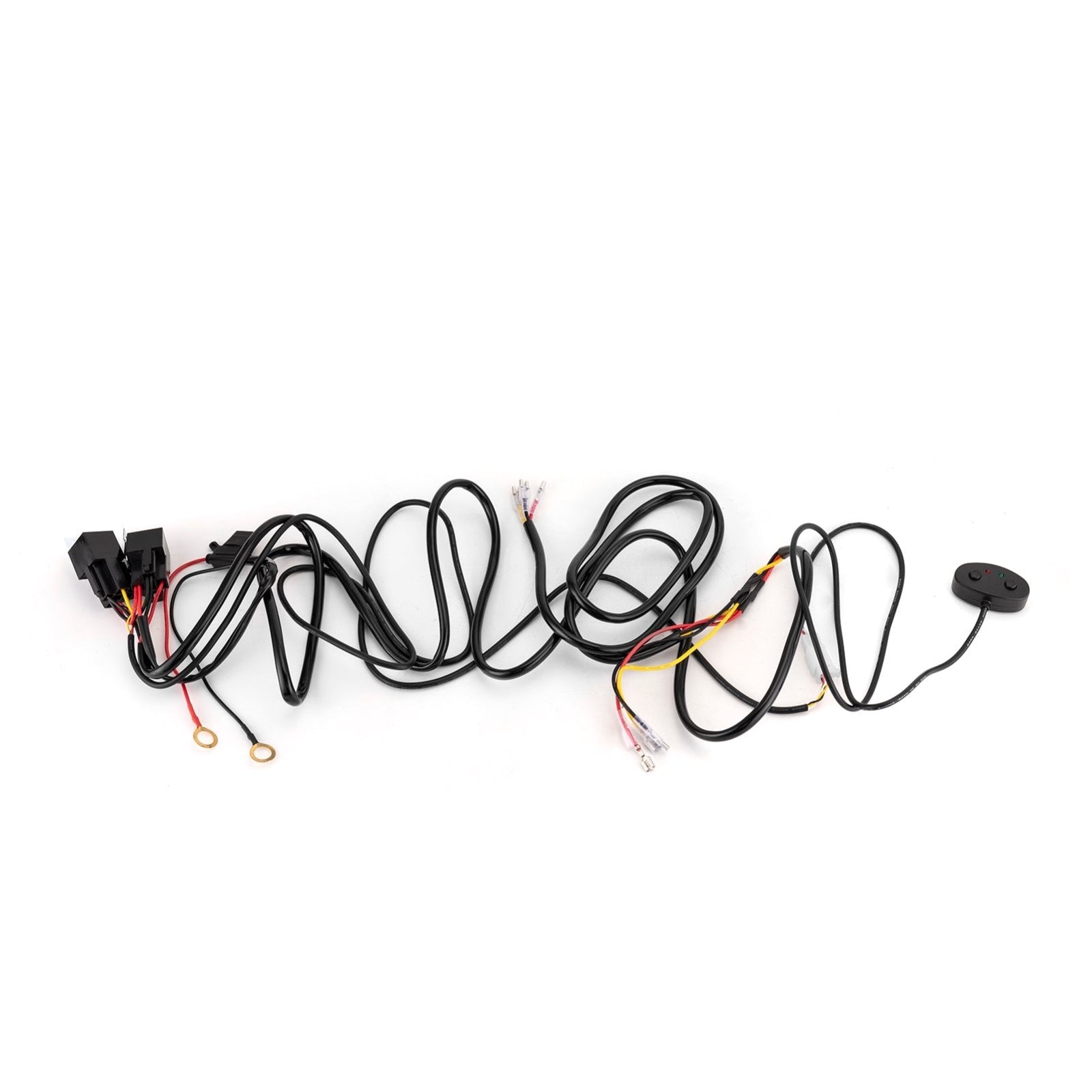 10FT 18AWG Wiring Harness Kit 2 Leads for Dual Color Light Bar on Jeep Truck ATV UTV - Weisen