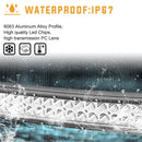 1966 - 1996 Ford Bronco F - 150 Roof 300W 52" Curved LED Light Bar Kit - WeiSen - 70101024+70202012+70203002