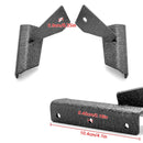 1984 - 2001 Jeep Cherokee XJ & 1986 - 1992 Jeep Comanche MJ White&Amber Strobe 3.5 Inch LED Hood Hinge Ditch Light Pods w/ Wiring Harness Kit - WeiSen - 70104032+70201013