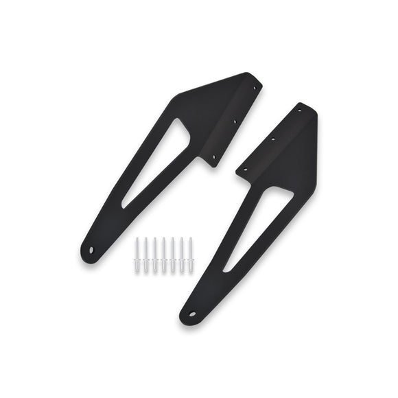 1993 - 1998 Jeep Grand Cherokee ZJ Windshield Roof 50" Curved Light Bar Mount Brackets - WeiSen - ZT195