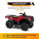 1993 - 2000 Honda FourTrax TRX300 ATV Front Bumper Winch Mounting Bracket (81150 - HC5 - 970) - WeiSen - 80106035