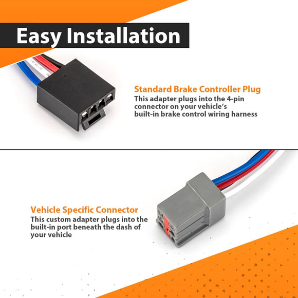 1994 - 1996 Ford Bronco F - 250 F - 350 Plug&Play Brake Control Wiring Adapter - WeiSen - 70206069