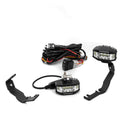 1995 - 2004 Toyota Tacoma White&Amber Strobe 3.5 Inch LED Hood Hinge Ditch Light Pods w/ Wiring Harness Kit - WeiSen - 70104017+70201013