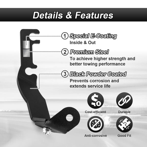1995 - 2004 Toyota Tacoma White&Amber Strobe 3.5 Inch LED Hood Hinge Ditch Light Pods w/ Wiring Harness Kit - WeiSen - 70104017+70201013