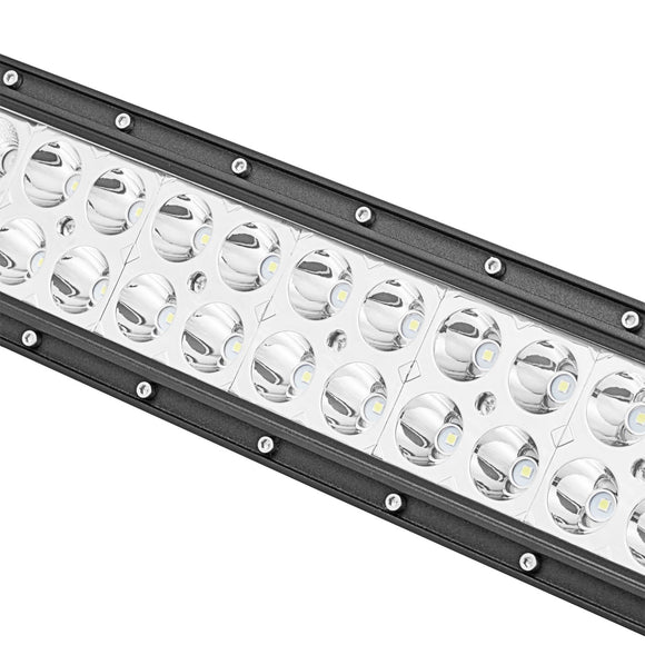 1997 - 2006 Wrangler TJ 4WD Upper Hood 120W 22" Straight LED Light Bar Kit - WeiSen - ZT042+LED004+WI002