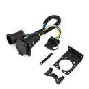 1997 - 2025 Toyota Ram GMC Ford USCAR Socket to 7 - Way RV Blade and 4 - Way Flat Trailer Wiring Adapter - WeiSen - 70206042