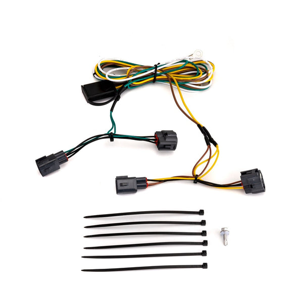 1998 - 2006 Jeep Wrangler TJ Plug & Play 4 - Pin Trailer Wiring Harness Kit - WeiSen - 70206043