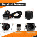 1999 - 2001 Ford F - 250 F - 350 F - 450 F - 550 Super Duty Plug&Play 7 - Way RV Blade Trailer Wiring Harness - WeiSen - 70206045