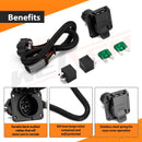 1999 - 2001 Ford F - 250 F - 350 F - 450 F - 550 Super Duty Plug&Play 7 - Way RV Blade Trailer Wiring Harness - WeiSen - 70206045