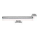 1999 - 2004 Jeep Grand Cherokee 300W 52" Curved LED Light Bar Mount Bracket Kit - WeiSen - 70101025+LED013+WI001 - A