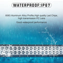 1999 - 2004 Jeep Grand Cherokee 300W 52" Curved LED Light Bar Mount Bracket Kit - WeiSen - 70101025+LED013+WI001 - A