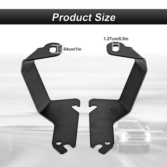 1999 - 2006 Chevrolet Silverado 1500/1500HD 2500 3500 White&Amber Strobe 3.5 Inch LED Hood Hinge Ditch Light Pods w/ Wiring Harness Kit - WeiSen - 70104028+70201013