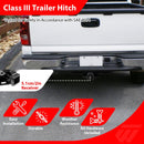 1999 - 2013 Chevrolet Silverado 1500 / GMC Sierra 1500 Heavy - Duty Steel Class 3 Trailer Hitch 2" Receiver - WeiSen - 70108034