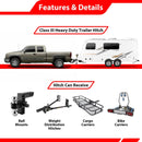 1999 - 2013 Chevrolet Silverado 1500 / GMC Sierra 1500 Heavy - Duty Steel Class 3 Trailer Hitch 2" Receiver - WeiSen - 70108034